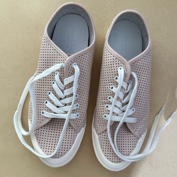 NWOB Rag & Bone Standard Issue Perforated Sneaker Pink 41 - Picture 2 of 5